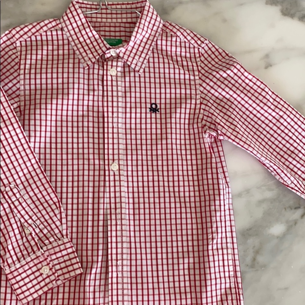 Benetton boys XS dress shirt.